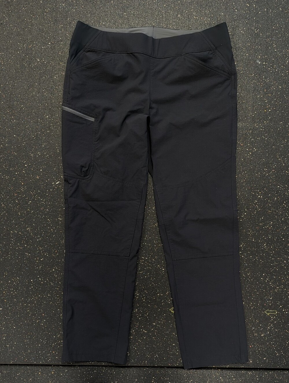 Duluth Trading Co Pants Womens 18W Black Nylon Spandex Outdoor Hiking Pull On